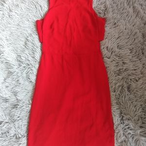 H&M Red Cut-Out Dress